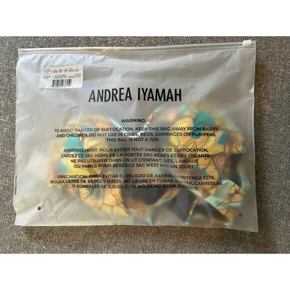 REVOLVE Andrea Lyamah Lasa Bikini top mosaic - Picture 2 of 3